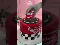 Lightening McQueen cars theme Cake