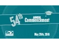 54th Annual Commencement Ceremony