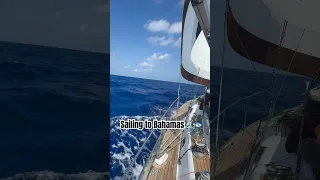 Here we go Bahamas #elenarose #sailboatlife #sailboat #bahamas #atlantic #viral