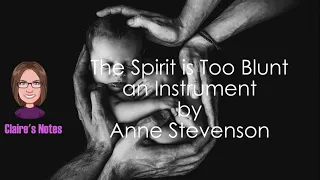 Download 'The Spirit is Too Blunt an Instrument' by Anne Stevenson (detailed analysis) MP3