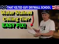 Ceiling Tile Stains DISAPPEAR with this trick