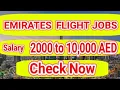 Emirates Flight Catering Jobs in Dubai Salaries upto 10 000 AED