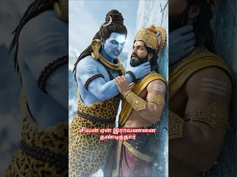 சிவன் ஏன் ராவணனை தண்டித்தார் #shiva #shivanstory #tamil #hindumythology #ravana #tamil