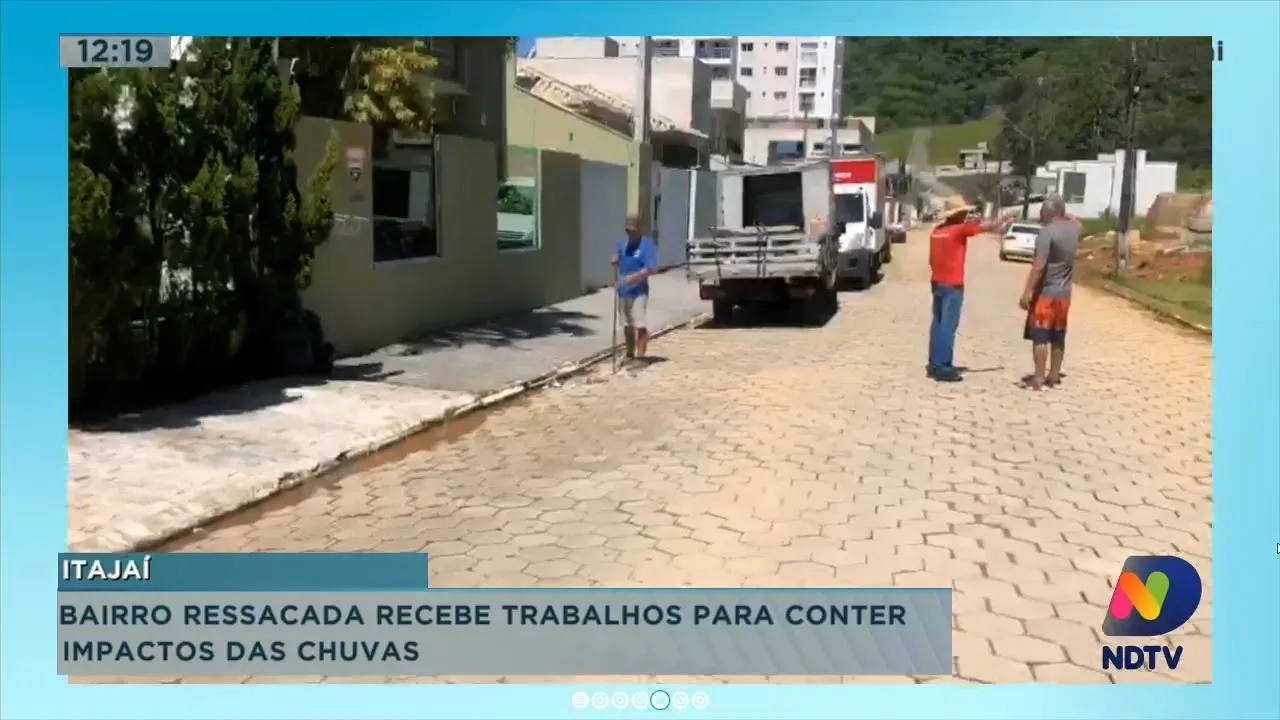 Bairro Ressacada recebe trabalhos para conter impactos das chuvas