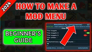 How to Make a Mod Menu Beginner s Guide