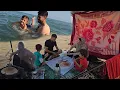 Download Lagu 🌊🌅 Hamid’s Family Beach Night 🏖️ + Fresh Bread Breakfast 🍞 | Family Vlog 💕
