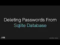 Deleting And Displaying Passwords Password Manager Using Python Episode 5