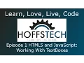 LEARN LOVE LIVE CODE - HTML5 and JavaScript Working With TextBoxes