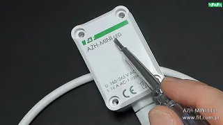 Download Miniaturowy automat zmierzchowy AZH-MINI-LED do oświetlenia LED, lamp wyładowczych (Imax=120A/20ms) MP3