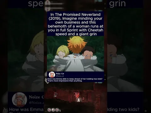 In The Promised Neverland (2019), Imagine minding your own business and this behemoth of a woman