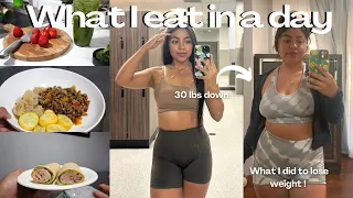 What I eat in a day on how I lost 30 lbs
