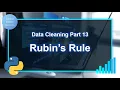 Data Cleaning Rubin s Rule Missing Data Imputation