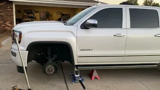 Easy Way - 4x4 Rough Country 2 Front Leveling Kit Sierra Denali Silverado 1500 2014-2018