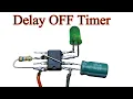 Make a Delay OFF Timer circuit using NE555 ic