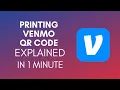 How To Print Venmo QR Code 2024