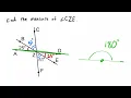 Angle Relationships Example