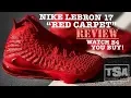 Nike Lebron 17 Red October Carpet Sneaker Detailed Review