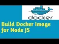 Build Docker Image for Node Js Express Js Docker Tutorial in Hindi