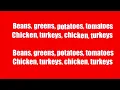 Shirley Caesar Greens beans potatoes tomatoes