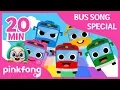 Lagu The Wheels on the Bus and more | Bus Songs | +Compilation | Pinkfong Songs for Children