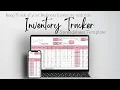 Inventory Tracker Spreadsheet Tutorial Google Sheets Excel Template for Inventory Management