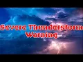 Severe Thunderstorm Warning for Denton Jack Wise counties in TX