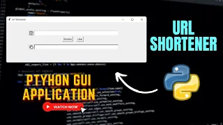 URL Shortener GUI Application with Python Tinyurl API GUI Projects with Tkinter Crazy Coders
