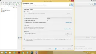 How to create Java project in Eclipse