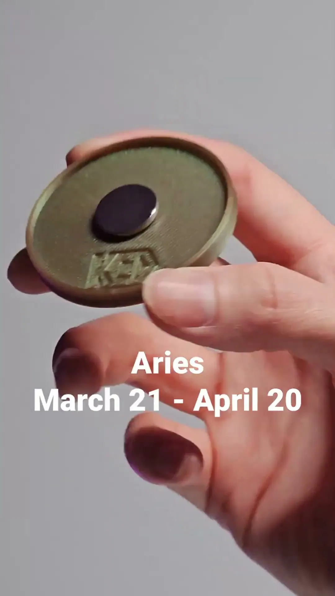 March Magnets - Day 21 #marchmagnets | Aries Sign Magnet