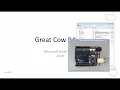 Great Cow BASIC and Microsoft Small BASIC A simple communications application
