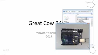 Great Cow BASIC and Microsoft Small BASIC A simple communications application