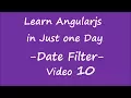 AngularJS Tutorials for Beginners Introduction to AngularJS Learn AngularJS in One Day Date Filter