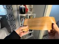 TIANLDD Natural Oak Wallpaper Border Review - Easy Peel Stick Mirror Frame Upgrade for Bathrooms