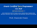 Oracle Certified Java Programmer 1Z0-808 Static Methods Final Variables Static Initialization