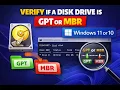 How to Verify if a Disk Drive is GPT or MBR in Windows 11 or 10 using Command Prompt GearUpWindows