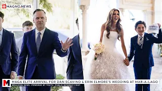 MAGA Elite Arrival for Dan Scavino Erin Elmore Wedding at Trump s Mar-a-Lago in Palm Beach FL