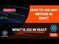React JSX Tutorial Understanding JSX How to Use Map Method in React - Code Crushers