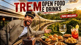 UM TREM COM COMIDA E BEBIDA À VONTADE?!