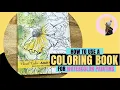 How to Use Coloring Books for Watercolor Painting