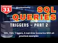 Trggers in SQL Server DDL DML Triggers Trigger Series Part 2 codewithabby 2025