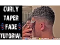 HAIRCUT TUTORIAL NICK WAVY CURLY TAPER FADE