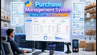 Purchase Management System Using Python OOP Menu Driven Project Full Python Project Tutorial