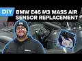 BMW E46 M3 Mass Air Flow Sensor Replacement DIY 2001-2006 BMW S54 Engine