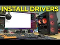 How to Install Drivers on a NEW PC