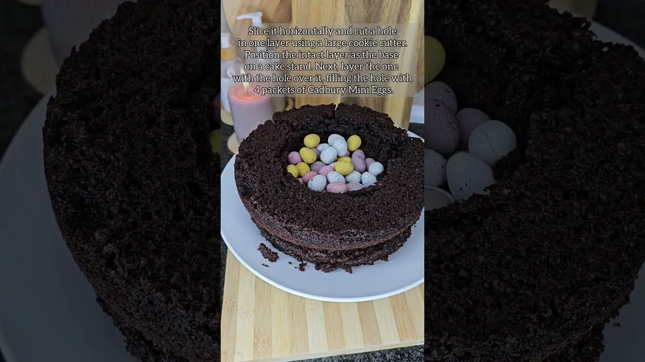 Eggstravagant Choc Surprise Cake