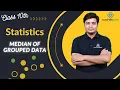 Class 10th - Median of grouped data Statistics Tutorials Point