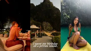 i spent my birthday on a private island..