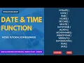 MYSQL DATE AND TIME FUNCTIONS LEARN SQL FUNCTIONS IN JUST 3 MINUTES MYSQL TUTORIAL WITH EXAMPLE