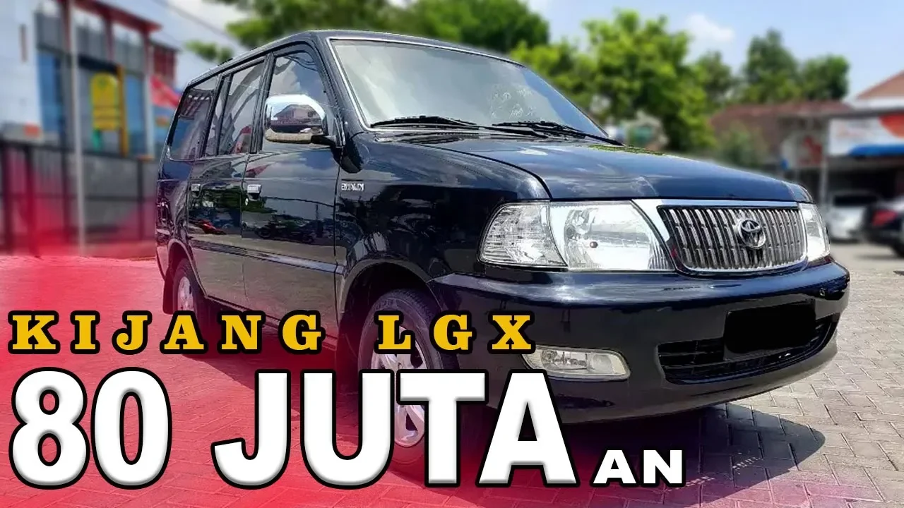 Merek :Toyota Model :Kijang Varian :LGX Tahun : 2004 Jarak tempuh :105.000-110.000 km Tipe bahan :ba. 