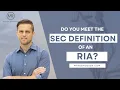 Download Lagu Do You Meet the SEC Definition of an RIA?